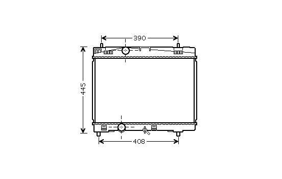 Radiateur, refroidissement du moteur 53002357 International Radiators