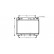 Radiateur, refroidissement du moteur 53002358 International Radiators