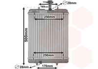 Radiateur, refroidissement du moteur 53002363 International Radiators