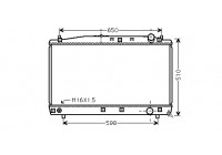 Radiateur, refroidissement du moteur 53002366 International Radiators