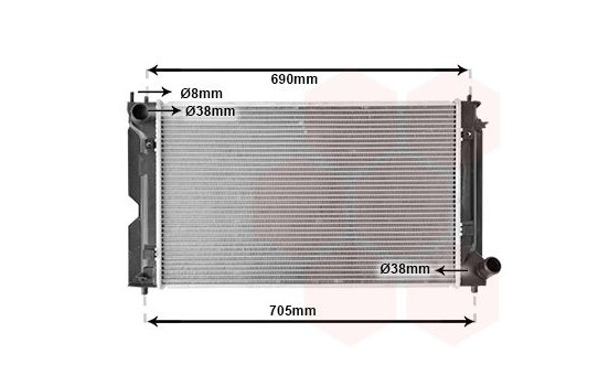 Radiateur, refroidissement du moteur 53002386 International Radiators, Image 2