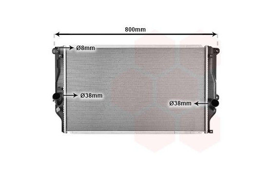 Radiateur, refroidissement du moteur 53002401 International Radiators, Image 2