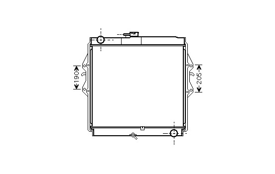 Radiateur, refroidissement du moteur 53002460 International Radiators