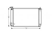 Radiateur, refroidissement du moteur 53002462 International Radiators