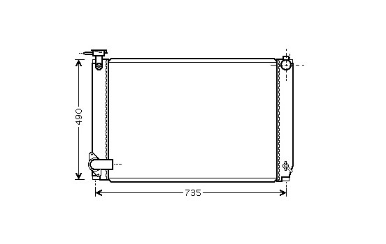 Radiateur, refroidissement du moteur 53002462 International Radiators