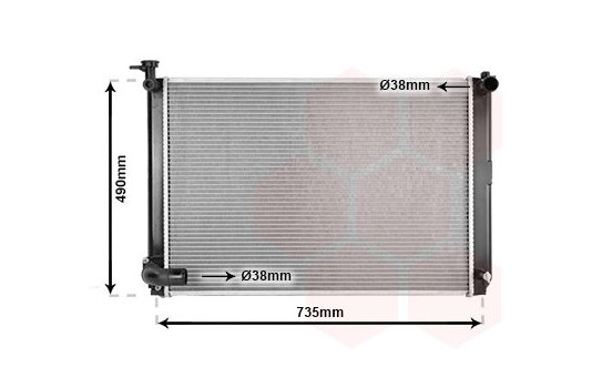 Radiateur, refroidissement du moteur 53002462 International Radiators, Image 2
