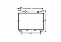 Radiateur, refroidissement du moteur 53002471 International Radiators
