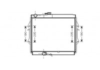 Radiateur, refroidissement du moteur 53002492 International Radiators