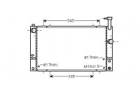 Radiateur, refroidissement du moteur 53002494 International Radiators