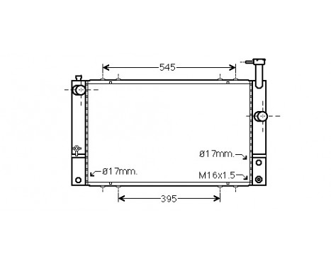 Radiateur, refroidissement du moteur 53002494 International Radiators