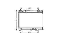 Radiateur, refroidissement du moteur 53002498 International Radiators