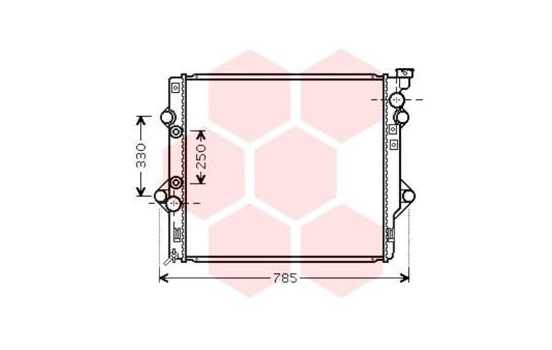 Radiateur, refroidissement du moteur 53002644 International Radiators, Image 2