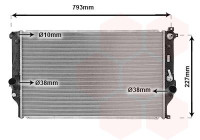 Radiateur, refroidissement du moteur 53002715 International Radiators