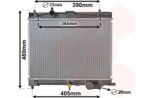 Radiateur, refroidissement du moteur 53002716 International Radiators