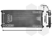 Radiateur, refroidissement du moteur 58002041 International Radiators