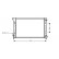 Radiateur, refroidissement du moteur 58002072 International Radiators