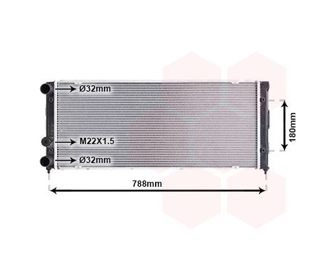 Radiateur, refroidissement du moteur 58002079 International Radiators, Image 2