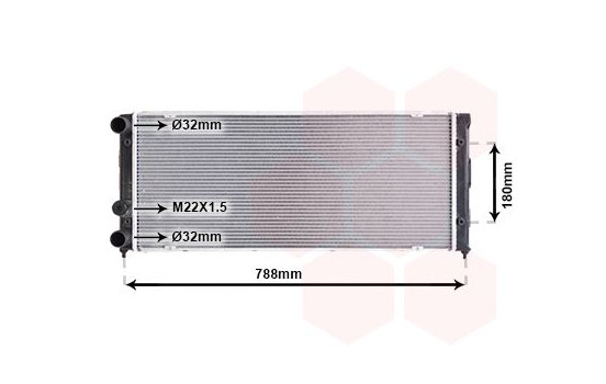 Radiateur, refroidissement du moteur 58002079 International Radiators, Image 2