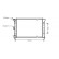 Radiateur, refroidissement du moteur 58002084 International Radiators