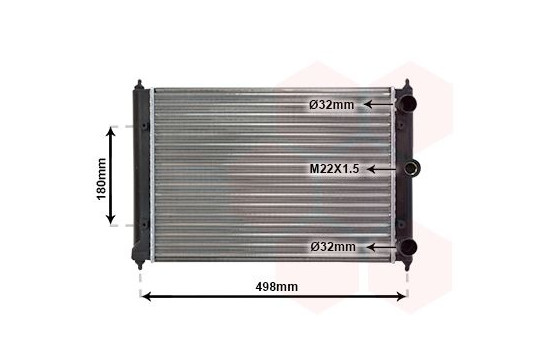 Radiateur, refroidissement du moteur 58002092 International Radiators, Image 2