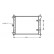 Radiateur, refroidissement du moteur 58002095 International Radiators