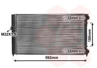 Radiateur, refroidissement du moteur 58002099 International Radiators