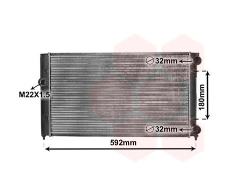 Radiateur, refroidissement du moteur 58002099 International Radiators