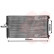 Radiateur, refroidissement du moteur 58002099 International Radiators