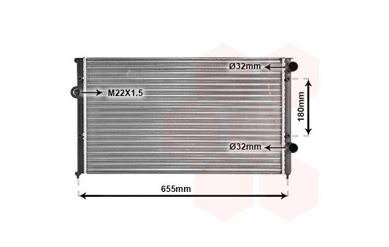Radiateur, refroidissement du moteur 58002102 International Radiators, Image 2