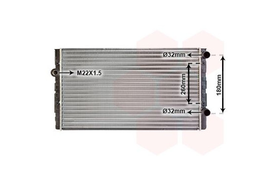 Radiateur, refroidissement du moteur 58002104 International Radiators, Image 2