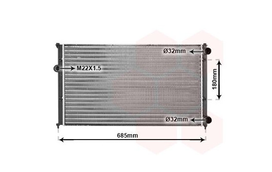 Radiateur, refroidissement du moteur 58002116 International Radiators, Image 2