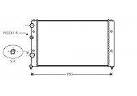 Radiateur, refroidissement du moteur 58002122 International Radiators
