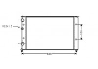 Radiateur, refroidissement du moteur 58002124 International Radiators