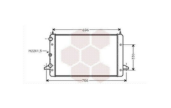 Radiateur, refroidissement du moteur 58002135 International Radiators, Image 2