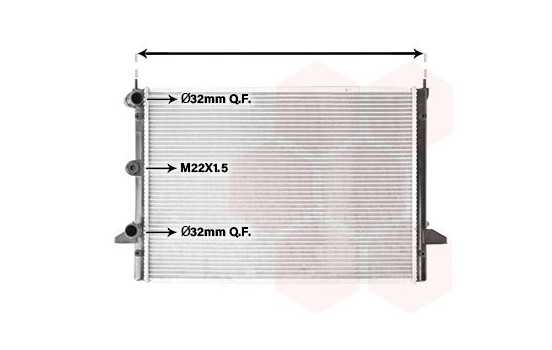 Radiateur, refroidissement du moteur 58002184 International Radiators, Image 2