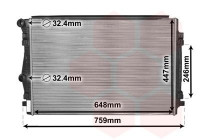 Radiateur, refroidissement du moteur 58002344 International Radiators