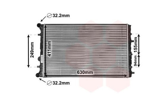 Radiateur, refroidissement du moteur 58002347 International Radiators