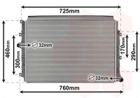 Radiateur, refroidissement du moteur 58012704 International Radiators