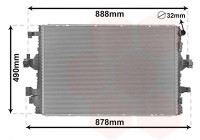 Radiateur, refroidissement du moteur 58012716 International Radiators