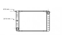 Radiateur, refroidissement du moteur 59002013 International Radiators