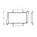 Radiateur, refroidissement du moteur 59002015 International Radiators