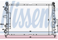 Radiateur, refroidissement du moteur 60030 Nissens