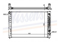 Radiateur, refroidissement du moteur 60316 Nissens