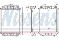 Radiateur, refroidissement du moteur 60351 Nissens