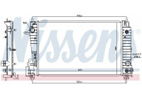 Radiateur, refroidissement du moteur 606427 Nissens