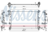 Radiateur, refroidissement du moteur 606441 Nissens