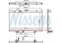 Radiateur, refroidissement du moteur 606768 Nissens