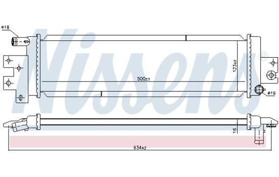 Radiateur, refroidissement du moteur 606843 Nissens, Image 2