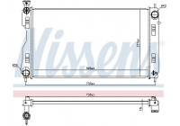 Radiateur, refroidissement du moteur 606844 Nissens