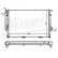 Radiateur, refroidissement du moteur 60748A Nissens